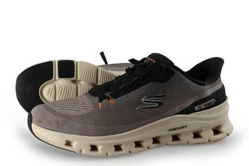 Skechers Instappers in maat 44 Bruin, Bruin, Verzenden, Overige typen, Zo goed als nieuw