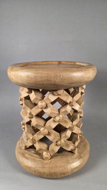 Houten kruk - Bamileke - Kameroen