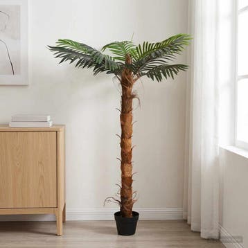 vidaXL Kunstmatige Cocuspalmboom Groen 70 x 18 x 140 cm Stof, Verzenden, Nieuw