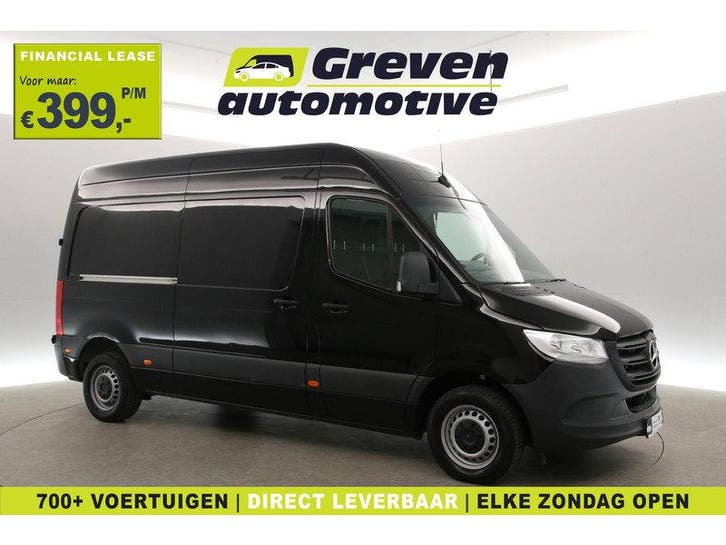 Mercedes-Benz Sprinter 314 CDI 143PK L2H2 | Airco | Camera, Auto's, Bestelauto's, Handgeschakeld, Diesel, Zwart, Mercedes-Benz