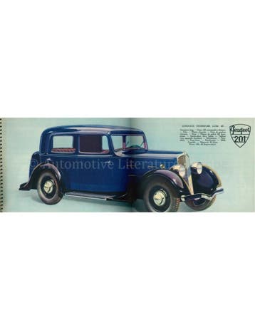 1934 PEUGEOT 201 | 301 BROCHURE FRANS, Nieuw, Peugeot, Author