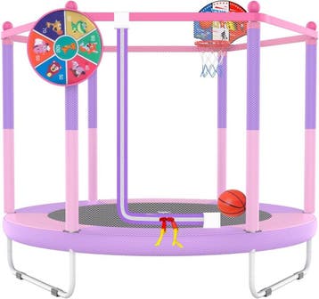 Binnentrampoline 145cm - Veiligheidsnet | Laatste Stuk!, Ophalen of Verzenden, Zo goed als nieuw