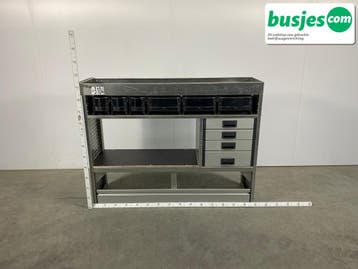 Aluca bedrijfswageninrichting 1525x420x1150mm (3104), Ophalen of Verzenden