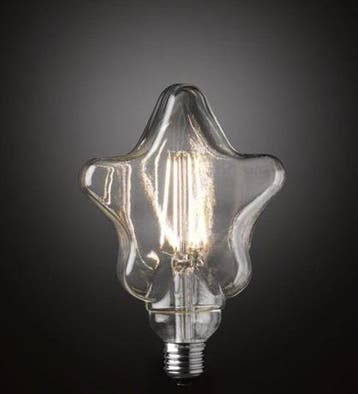 Wofi LED filament lamp stervorm E27 4W 300lm 1800K Helder..., Ophalen of Verzenden, Nieuw