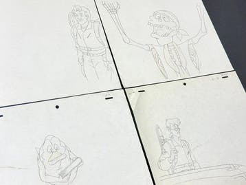 DIC Entertainment - Lot van 4 originele animatietekeningen -, Nieuw in verpakking