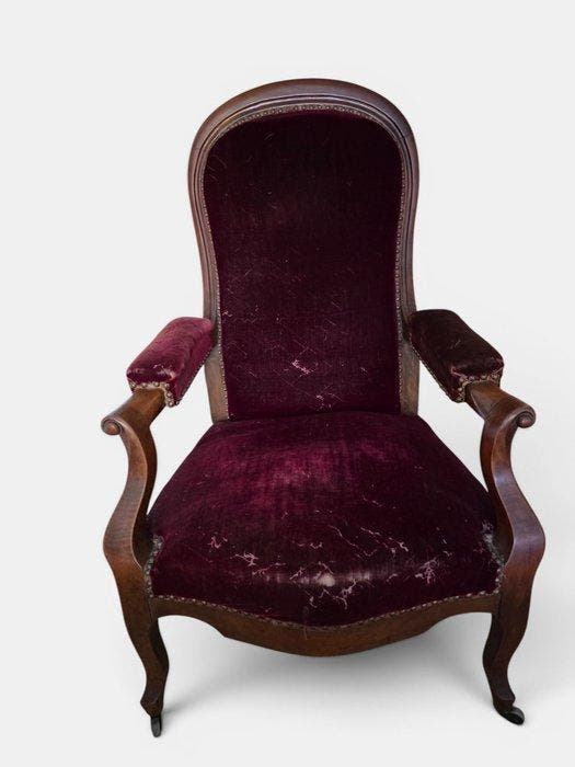 Fauteuil - Voltaire - Hout, Antiek en Kunst, Antiek | Overige Antiek