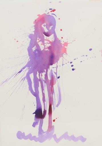 Anton Heyboer (1924-2005) - Paarse figuur