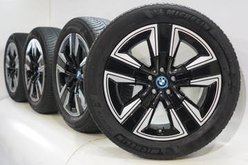 BMW iX3 G08 842 19 inch velgen Michelin Runflat Winterbanden, 19 inch, Gebruikt, Velg(en), Winterbanden