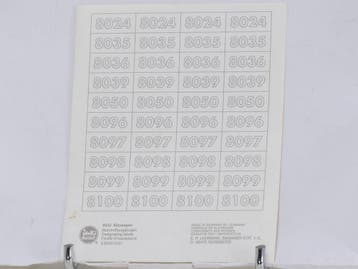 LGB stickervel 096 voor o.a. LGB 4025 Silowagen Uce, Overige typen, Ophalen of Verzenden, Zo goed als nieuw, LGB