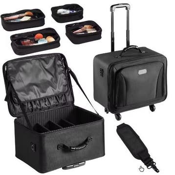 Rollende Make-up Koffer Grote Organizer met Wielen, Verzenden, Nieuw
