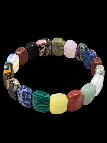 Prachtige armband van de 7 chakras met natuurlijke
