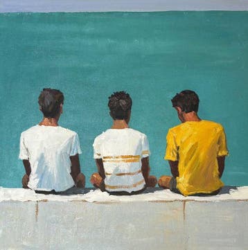 Alexy Berthelot - Zanzibar confidence, Antiek en Kunst, Kunst | Schilderijen | Modern