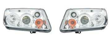 Koplampen geschikt voor VW Bora Halo Rims chrome ML, Verzenden, Nieuw, Volkswagen