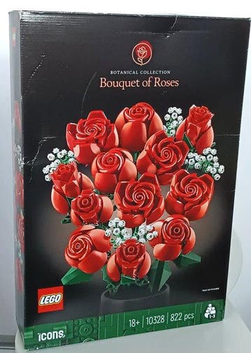 Lego - 10328 - Pikny Zestaw - LEGO ICONS - Bukiet ró -, Nieuw