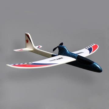 RC Vliegtuig Glider - DIY Speelgoed Plooibaar Zwart, Verzenden, Nieuw