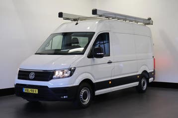 Volkswagen Crafter 2.0 TDI L3H3 EURO 6, Stof, Gebruikt, Volkswagen, Wit