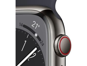 Apple Watch Series 8 - Smartwatch - GPS + Cellular - 45mm -, Sieraden, Tassen en Uiterlijk, Smartwatches, Verzenden, Zo goed als nieuw