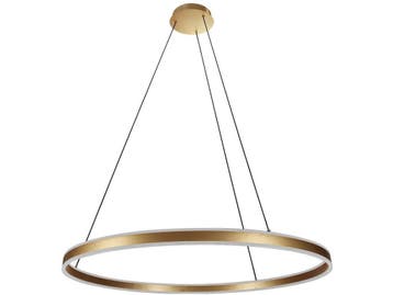 Steinhauer Ringlux 3676GO - Hanglamp - LED ring Ø100 - Goud, Verzenden, Nieuw