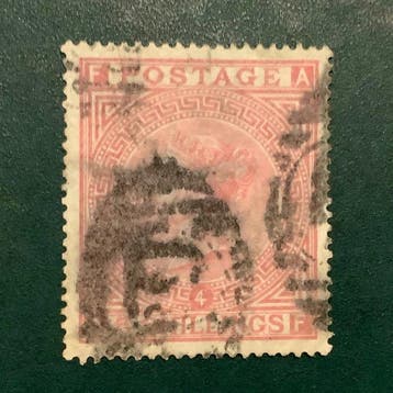 Groot-Brittannië 1937 - 5 Schilling Queen Victoria met, Gestempeld