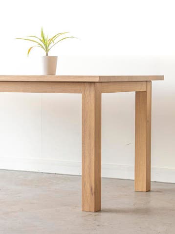 Eettafels van VAVIVO - 100% gerecycled hout - Duurzaam, 100 tot 150 cm, Landelijk - Modern - Klassiek, Ophalen of Verzenden, Vijf personen of meer