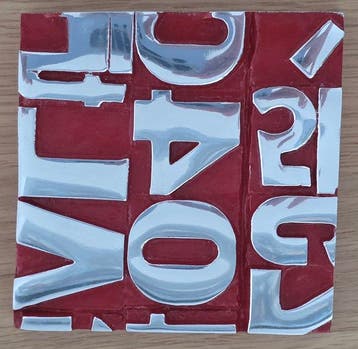 Karl Lagasse (1981) - Bronze (red), Antiek en Kunst