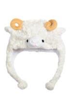 Muts Flappen Schaap Laplander met Oortjes Wit Ram Geit Hoorn, Ophalen of Verzenden, Nieuw