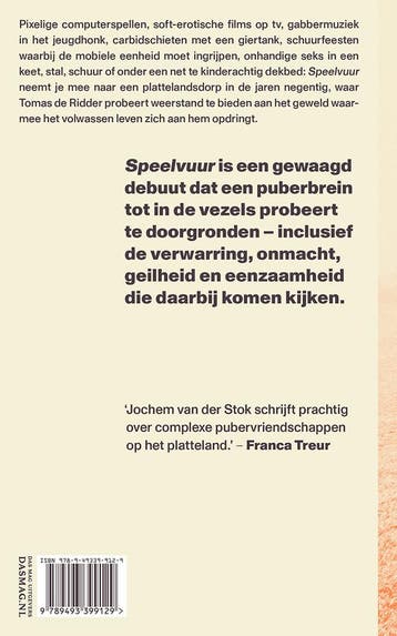 Speelvuur 9789493399129 Jochem van der Stok, Verzenden, Zo goed als nieuw, Jochem van der Stok