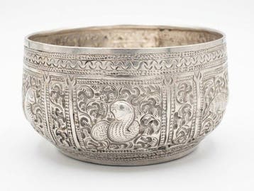 Kom - .900 zilver - Ceremoniële kom Sec.XX