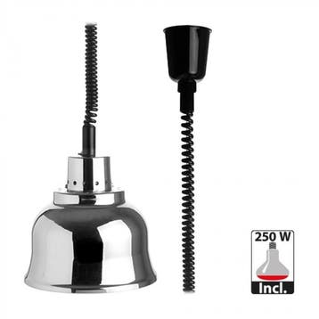 Warmhoudlamp | Chroom | 22(H)x22,5Ø cm CaterChef, Verzenden, Nieuw in verpakking