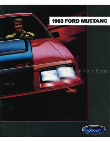1983 FORD MUSTANG BROCHURE ENGELS (USA), Nieuw, Author