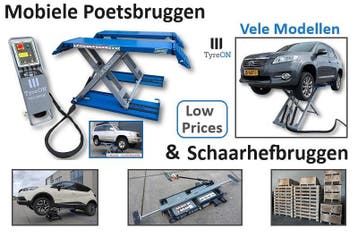Auto Poetsbrug Schaarbrug Mobiele Hefbrug  2.7T - 3T - 3.5T, Auto diversen