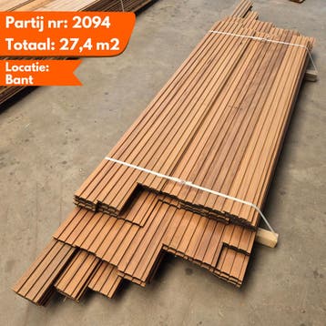 Thermo Triple Rhombus Ayous 2150 tot 3350x143-135x20mm, Doe-het-zelf en Verbouw, Ophalen of Verzenden, Nieuw