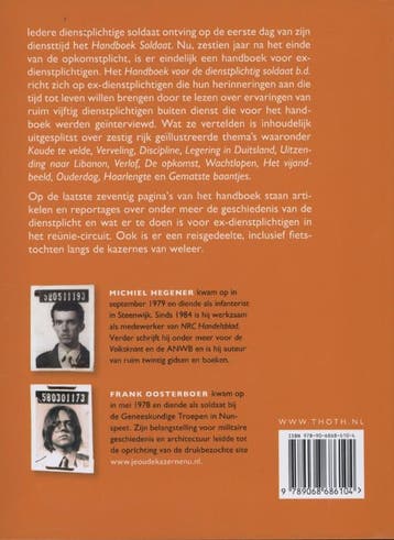 Handboek voor de dienstplichtig soldaat B.D. 9789068686104, Verzenden, Gelezen, Michiel Hegener