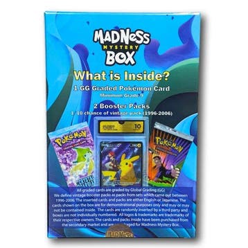 Pokémon Mystery box - Graded Card & Packs - Madness Mystery, Nieuw