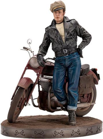 The Wild One Marlon Brando with Bike 1/6 Statue 33 cm, Ophalen of Verzenden, Nieuw