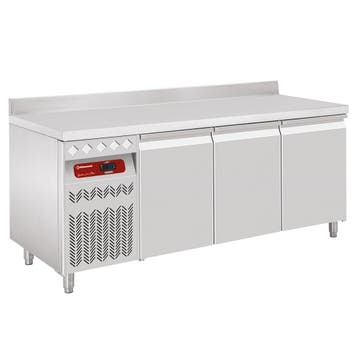 Geventileerde koeltafel "muraal", 3 deuren GN 1/1, 405 Lit., Verzenden, Nieuw in verpakking, Koelen en Vriezen
