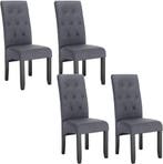 24goodz Set van 4 Eetkamerstoelen - Comfortabele Hoge Rugleu, Huis en Inrichting, Stoelen, Verzenden, Nieuw