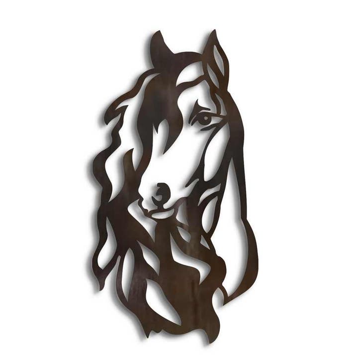 va € 50,- Cortenstaal paard 4 formaten, Tuin en Terras, Tuinwanddecoratie, Nieuw, Verzenden