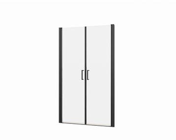 Douche Pendeldeur 140x195cm 6mm Nano glas mat zwart serie, Verzenden, Nieuw