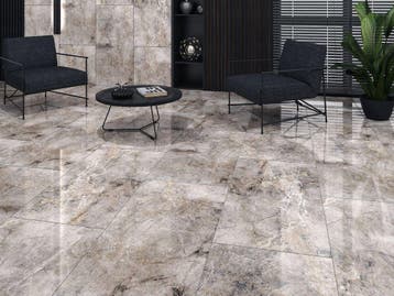Vloertegels bruin marmerlook hoogglans xl wandtegels 60x120, 60 cm of meer, Nieuw, Ophalen of Verzenden, 10 m² of meer