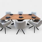 Tafel Boomstam eikenhout  Matrix  220x100, Ophalen, Nieuw