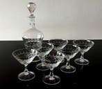 Tafelservies (7) - Likeur-/champagne-servies - Antieke