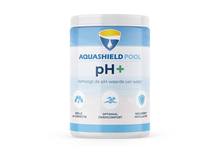 Aquashield Pool Aquashield pool ph plus granulaat 1 kg, pot, Tuin en Terras, Zwembaden, Nieuw, Verzenden