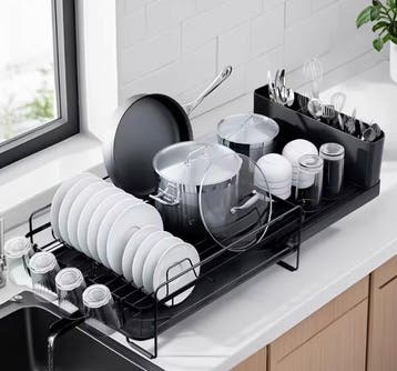 Afdruiprek met Lekbak en Bestekhouder – Compact Keukenrek, Verzenden, Nieuw