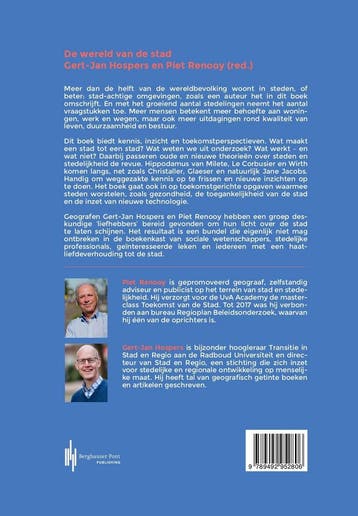 De wereld van de stad 9789492952806 Gert-Jan Hospers, Verzenden, Zo goed als nieuw, Gert-Jan Hospers