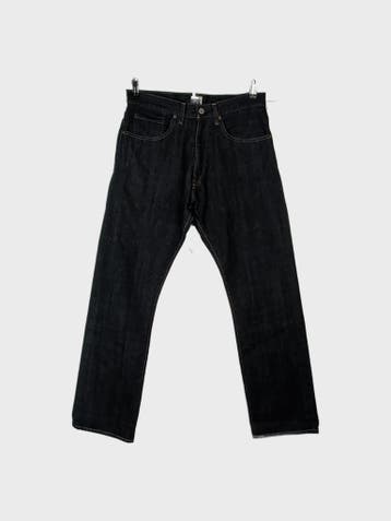 A Bathing Ape Jeans Heren maat 21 Dark Indigo, Overige kleuren, W32 (confectie 46) of kleiner, Ophalen of Verzenden, Zo goed als nieuw