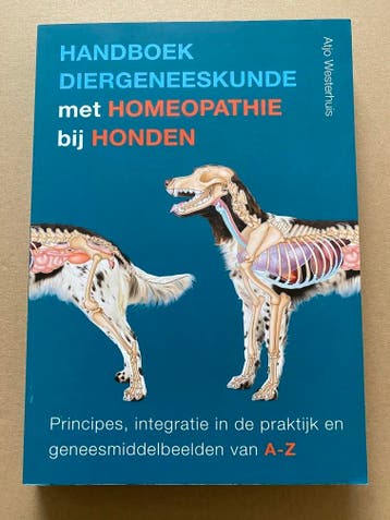 Handboek Diergeneeskunde met Homeopathie voor Honden NIEUW, Boeken, Verzenden, Zo goed als nieuw, Honden
