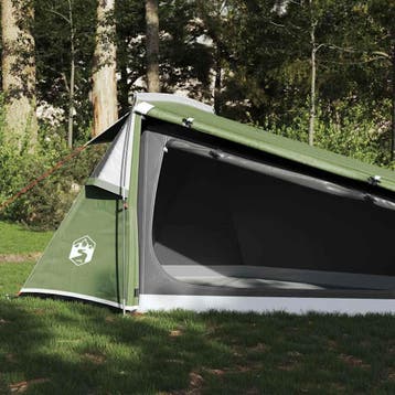 vidaXL Tunneltent 2-persoons waterdicht groen, Caravans en Kamperen, Tenten, Verzenden, Nieuw, Tot en met 2