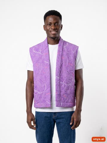 POM AMSTERDAM Bodywarmers Heren maat S Paars Vintage, Ophalen of Verzenden, Nieuw