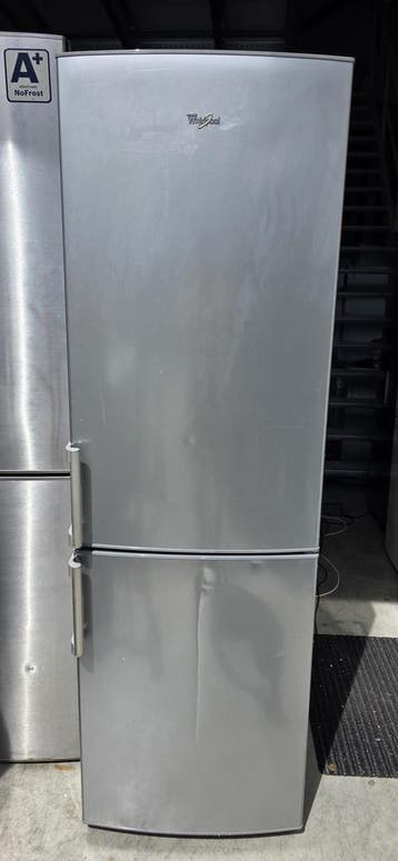 SCHERP GEPRIJSD! WHIRLPOOL RVS KOELVRIESCOMBINATIE A++, 150 tot 200 liter, Met aparte vriezer, Nieuw, Energieklasse A of zuiniger